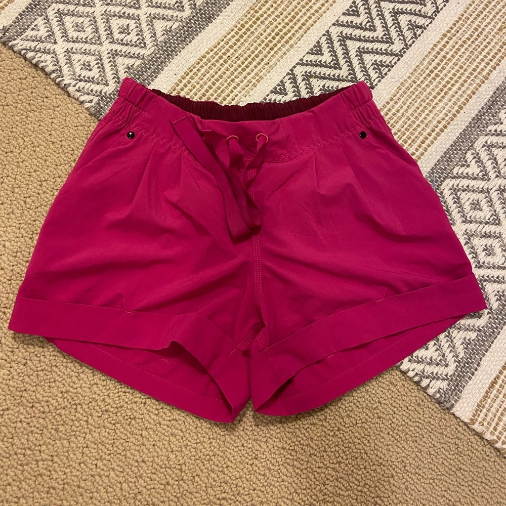 lululemon shorts, great for hiking, fits size small best